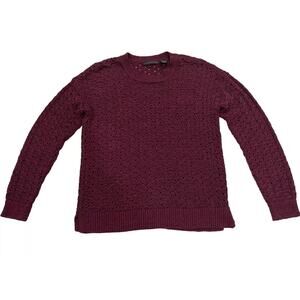 Womens Sweater Large Y2K 90’s Knitted Holiday Back to School Fitted Layering